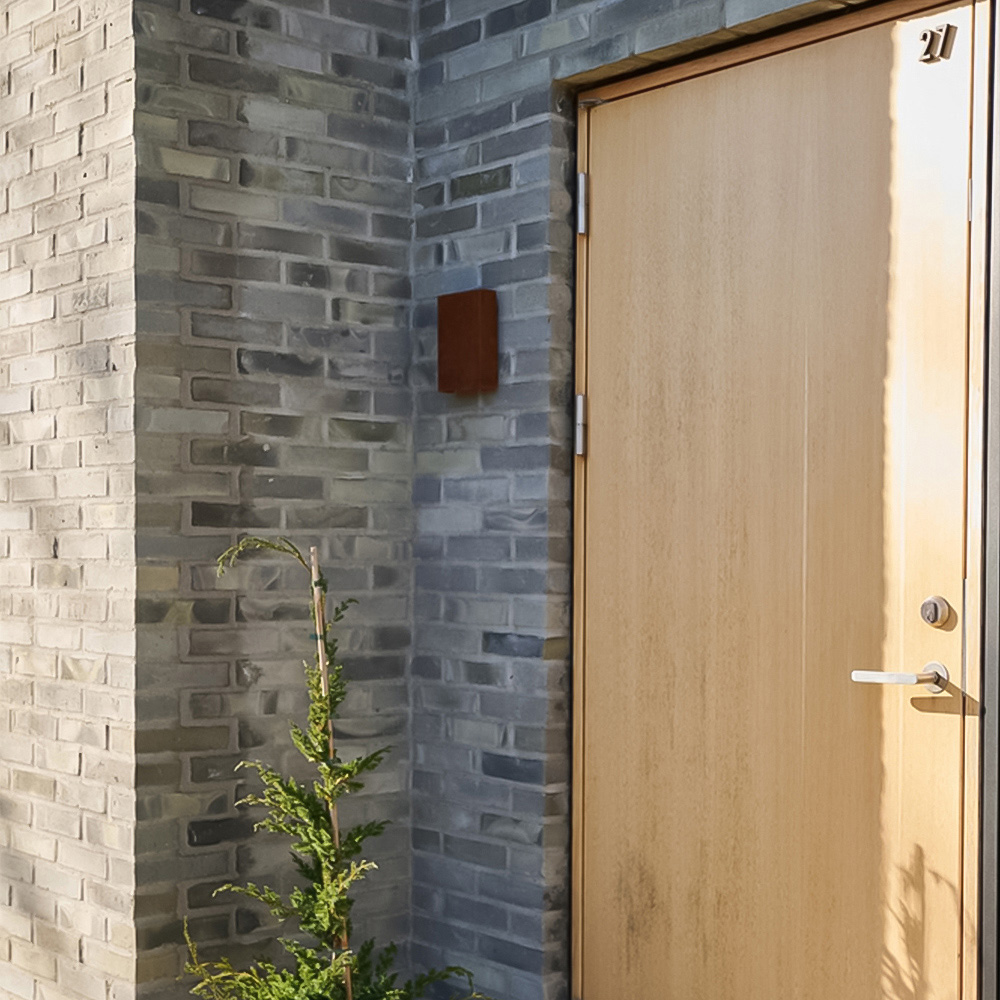 Nordlux Fold 15 Corten Magnetic Shade Garden Wall Light Image 6