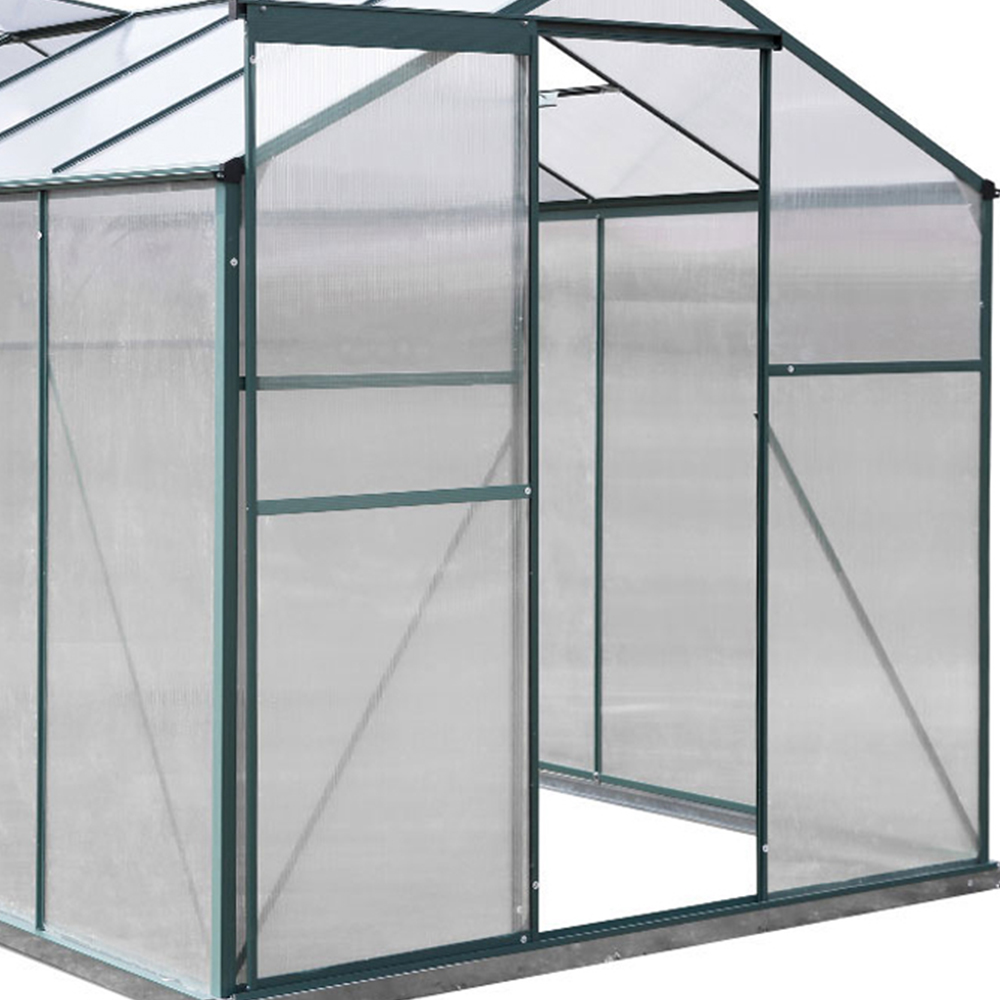 Living and Home Aluminium Frame 6 x 10ft Greenhouse Image 6
