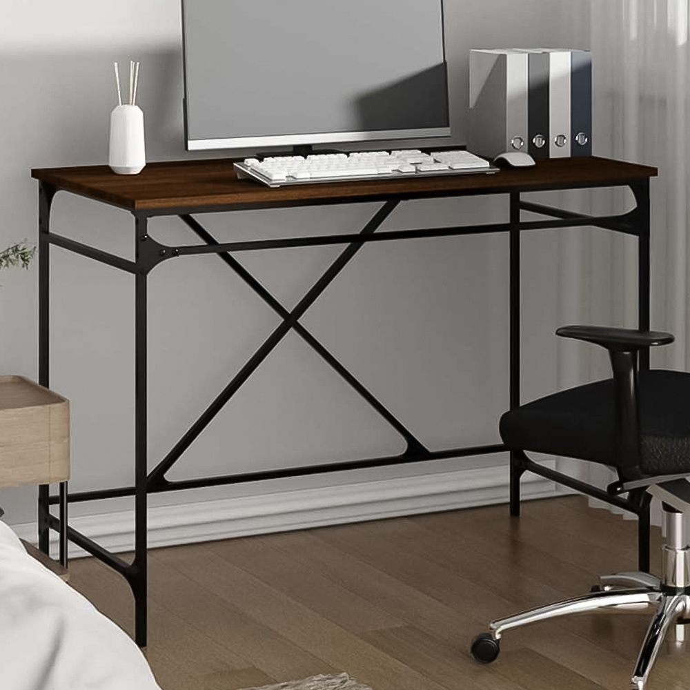 vidaXL 2 Door Modern Desk White Image 1