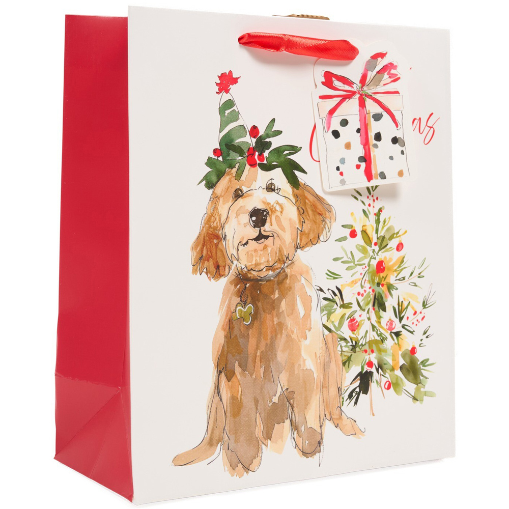 Festive Dog Gift Bag Image 4