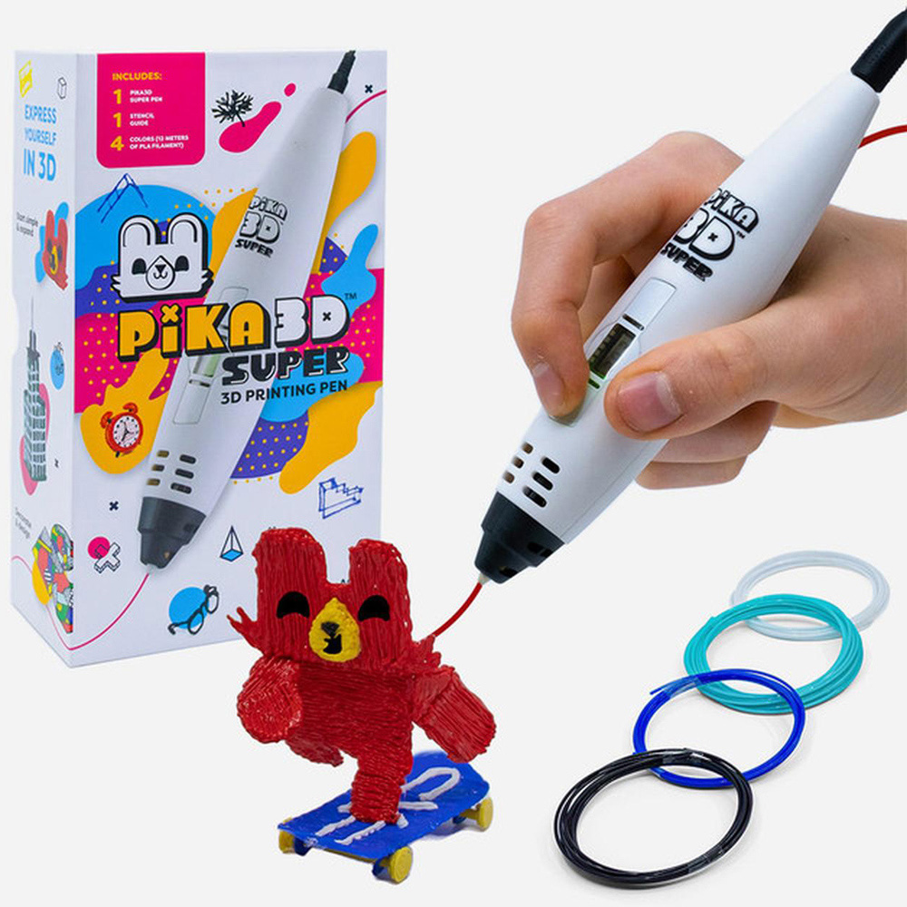 Red5 Pika3D Super 3D Printing Pen with Filaments Image 3