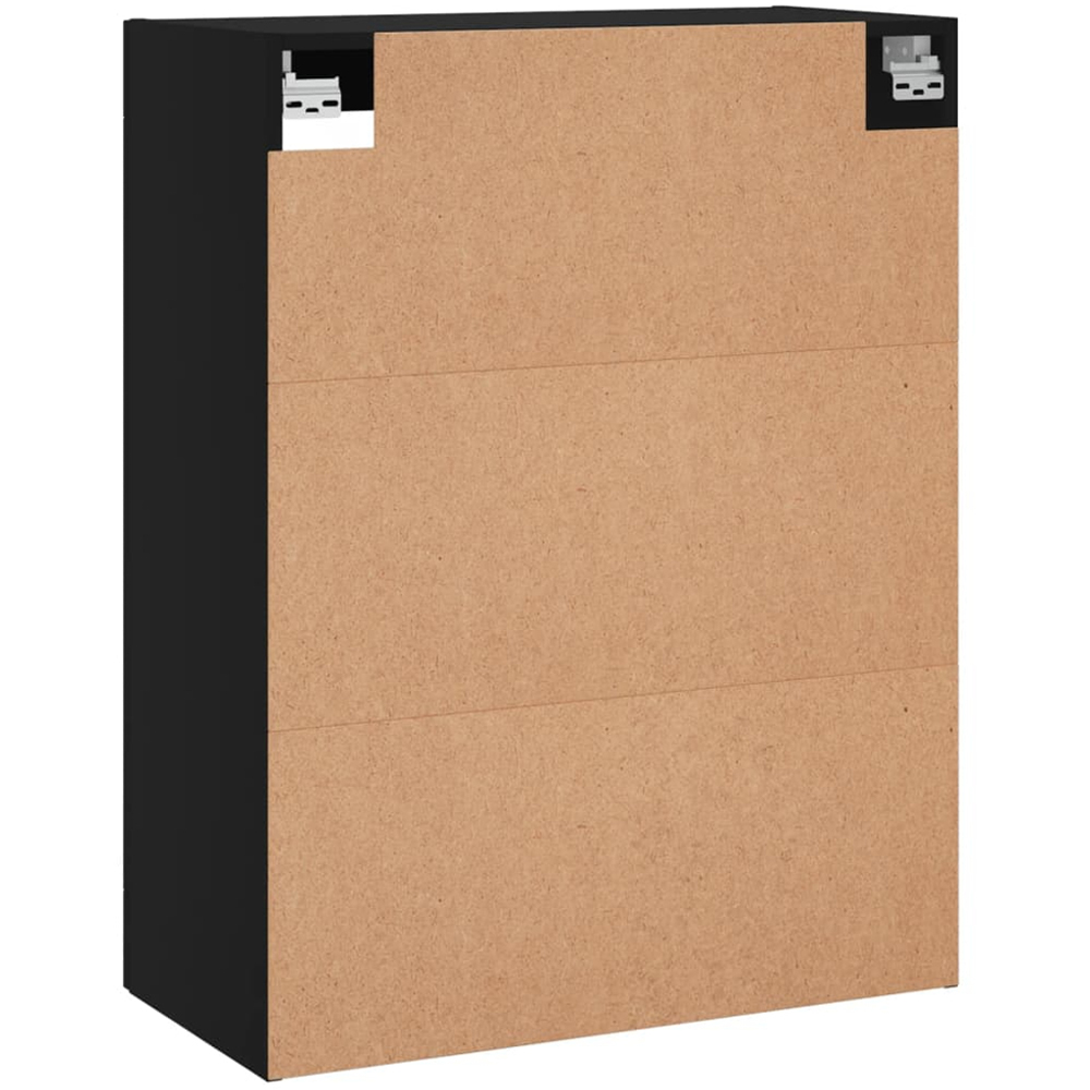vidaXL 2 Door 3 Shelf Black Wall Mounted Cabinet Image 9