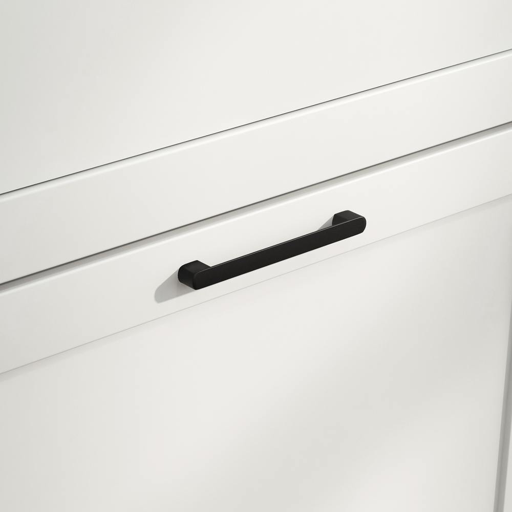 HOMCOM 2 Flip Down Drawer Single Drawer White Narrow Shoe Cabinet Image 3