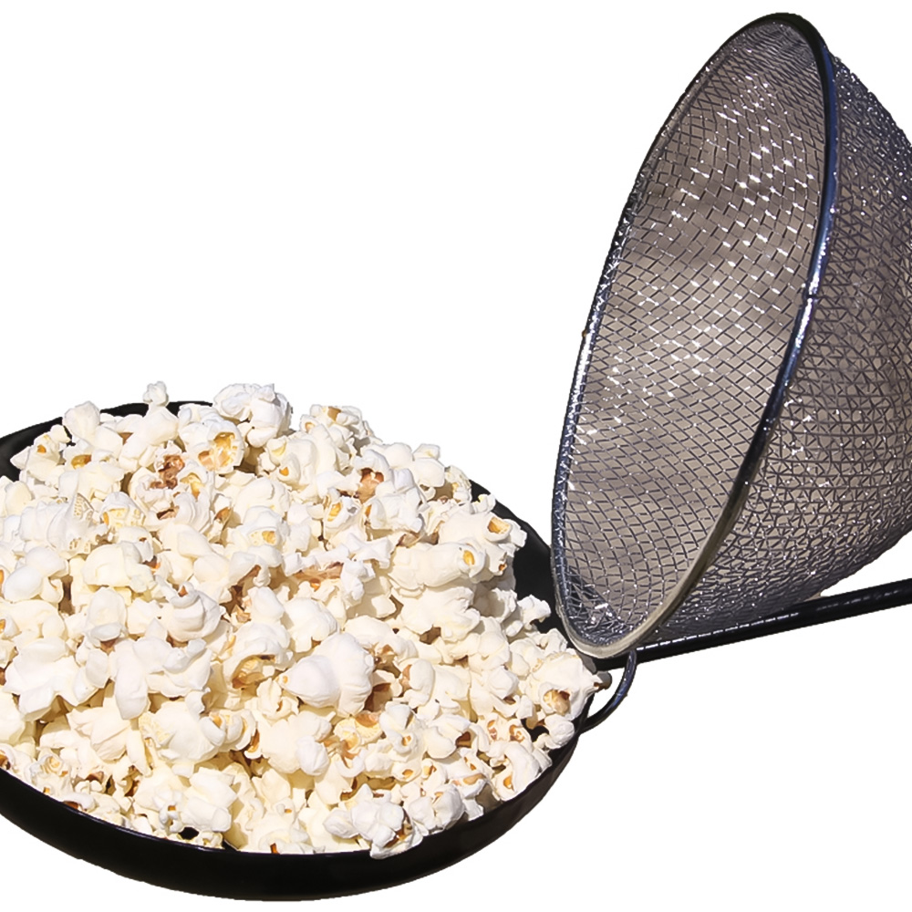 Gardeco 53cm Stovetop Popcorn Pan with Lid Image 2