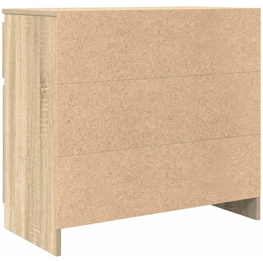 vidaXL 2 Door Single Drawer Sonoma Oak Highboard Image 7