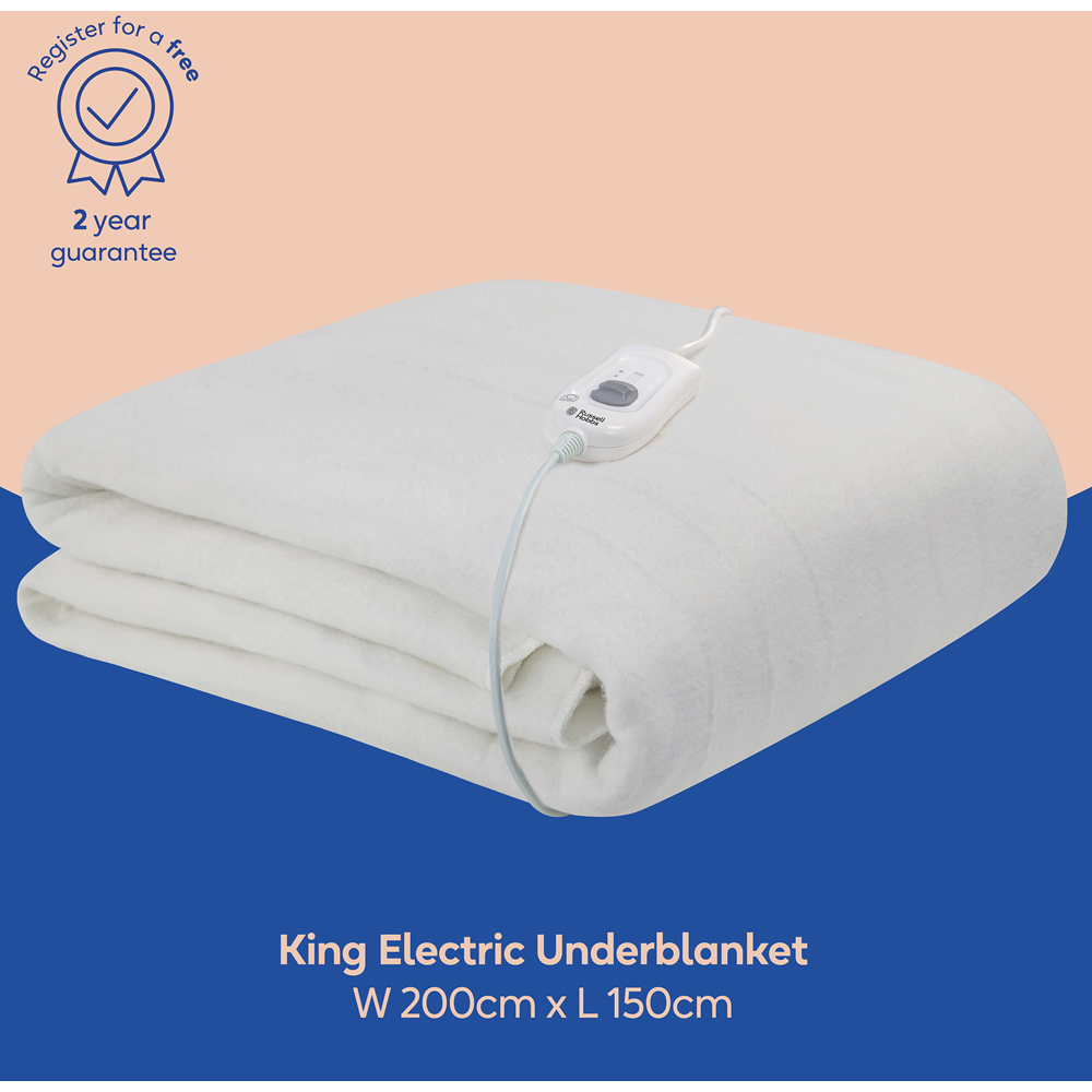 Russell Hobbs RHEK6003 King Size Electric Underblanket 150 x 200cm Image 8