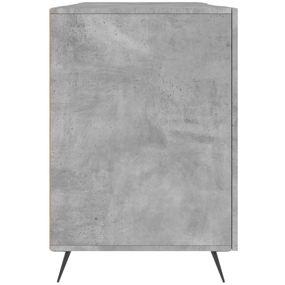 vidaXL 2 Door Computer Desk Concrete Grey Image 6