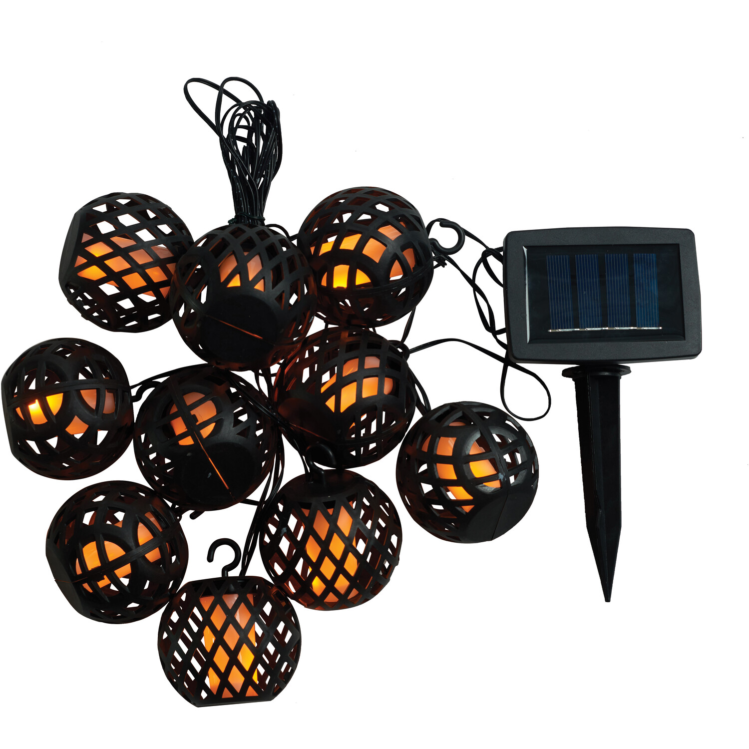 The Illuminated Garden Candle Effect LED Solar String Light Image 1