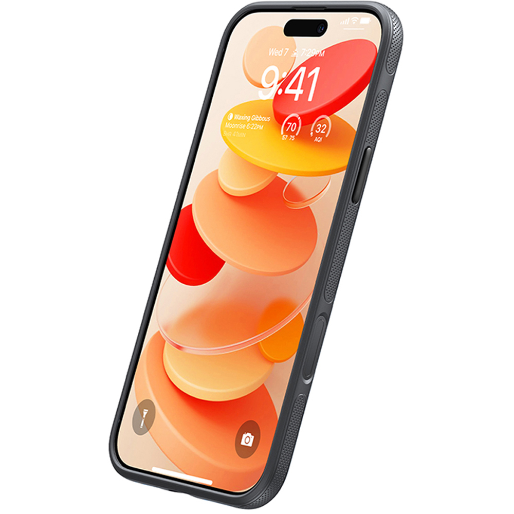 Torras Ostand R Black iPhone 16 Pro Max Fitness Phone Case Image 3