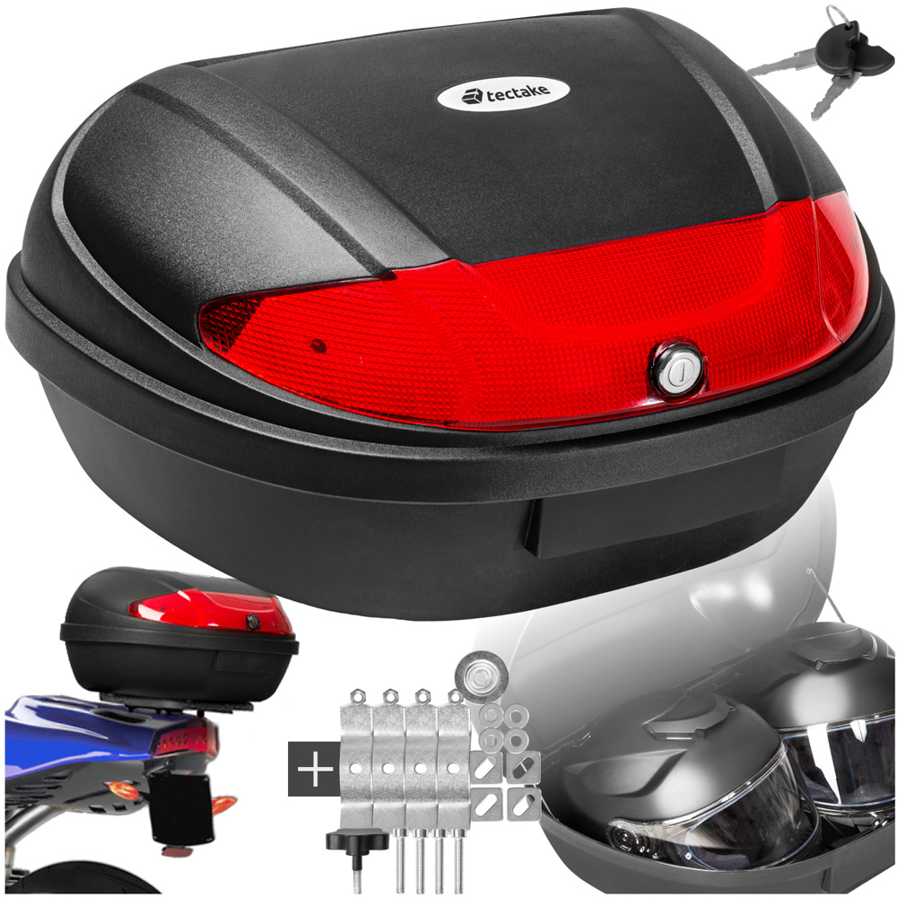tectake Motorcycle Top Box 48L Image 2