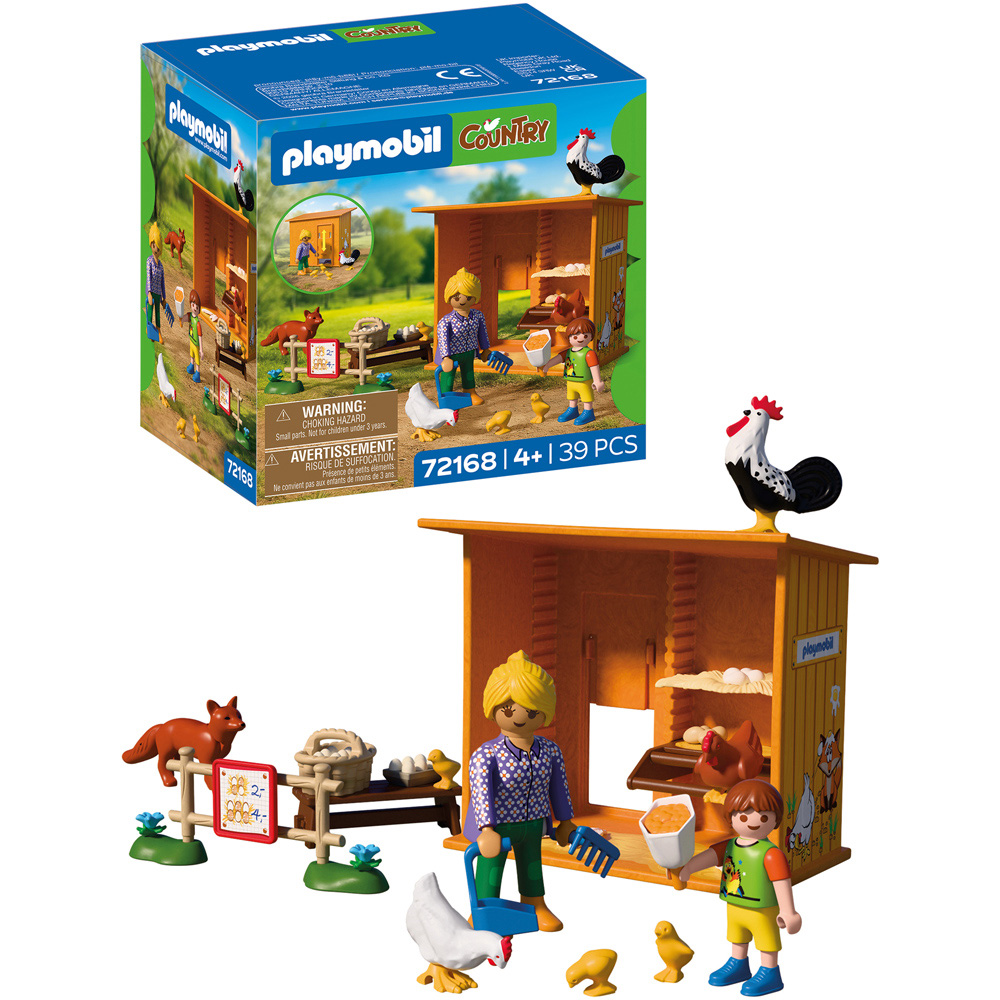 Playmobil Country Young Shepherd Chicken Coop Playset 39 Piece Image 3