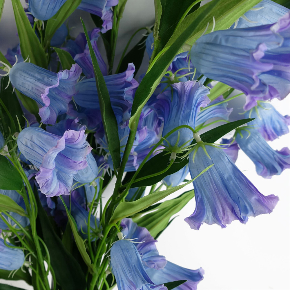 Leaf Blue Trumpet Artificial Stem 100cm 6 Pack Image 6