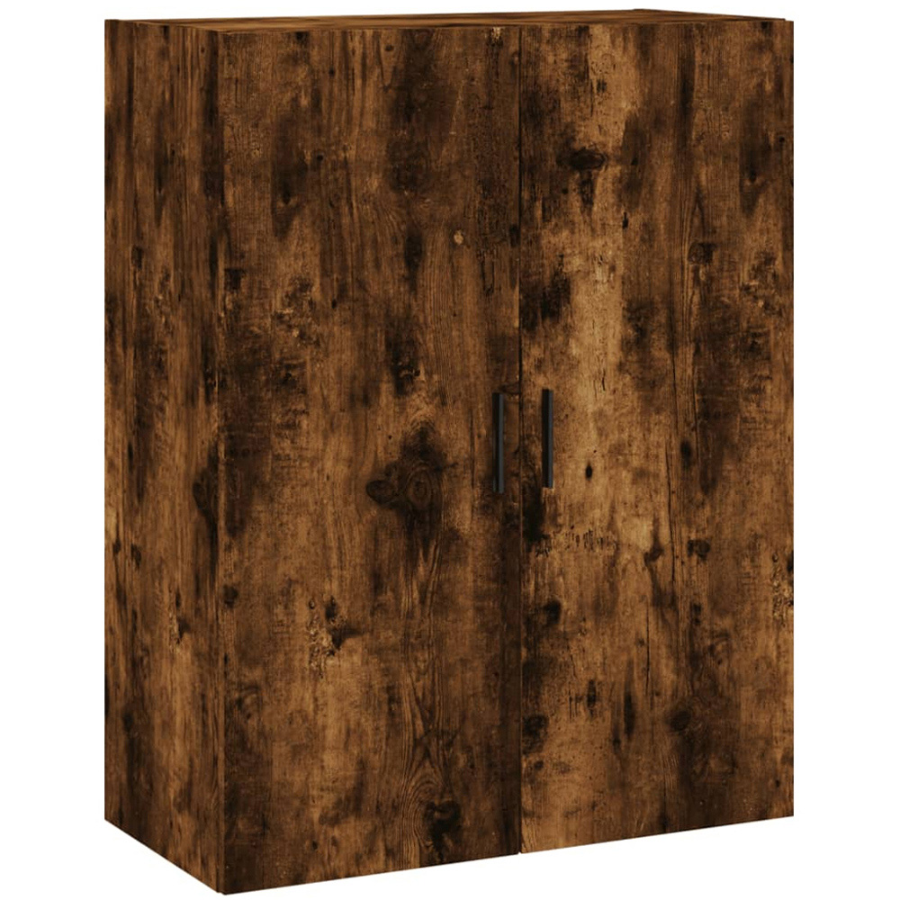 vidaXL 4 Door 6 Shelf Smoked Oak Highboard with Metal Legs Image 5