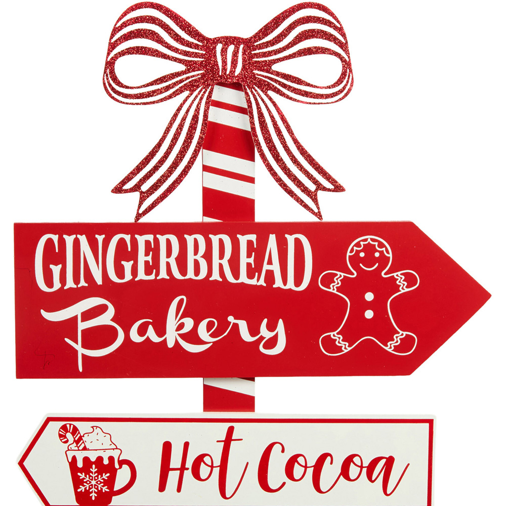 Candy Cane Bakery Lane Sign Image 4