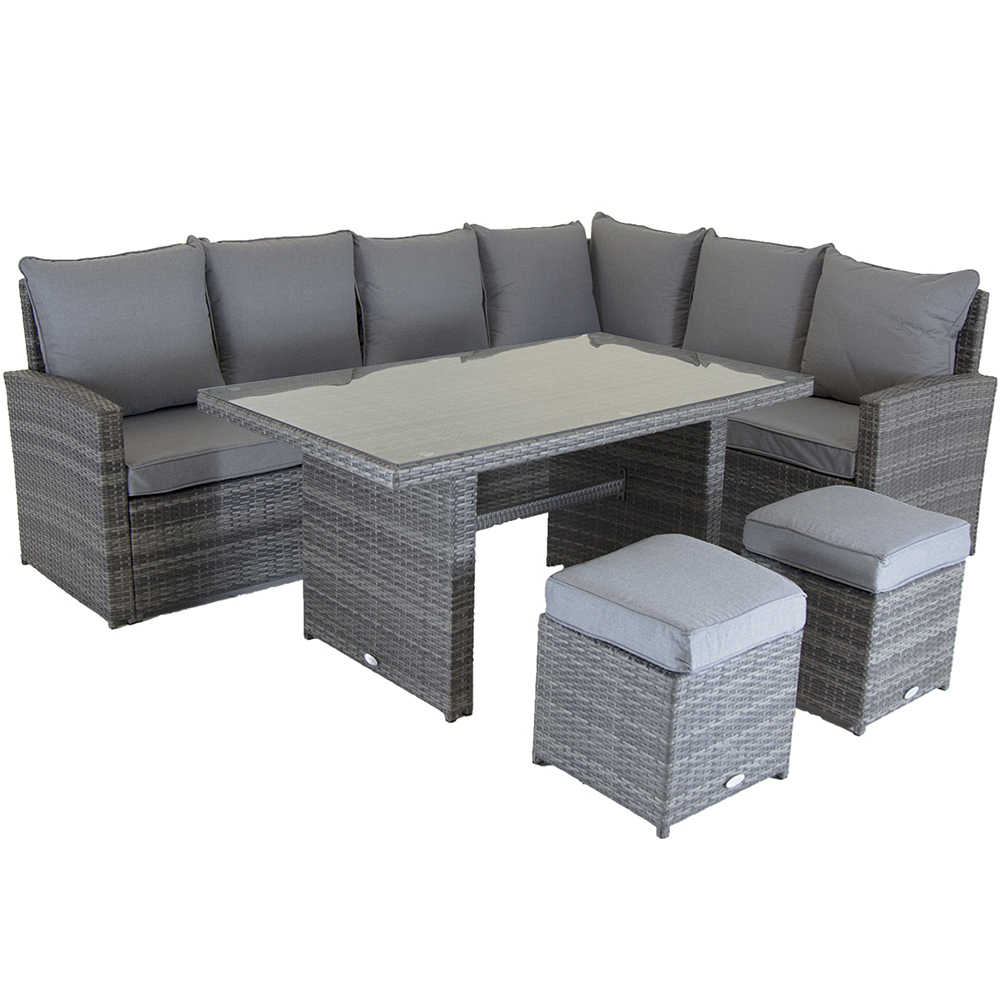 Charles Bentley 6 Seater Multifunctional Casual Lounge Set Image 2