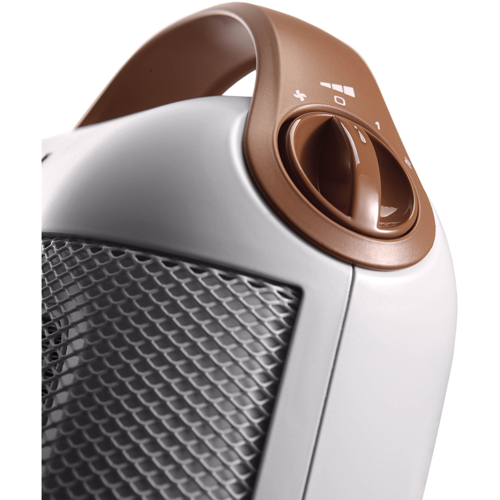 De'Longhi Ivory White Capsule Ceramic Heater 1.8KW Image 3