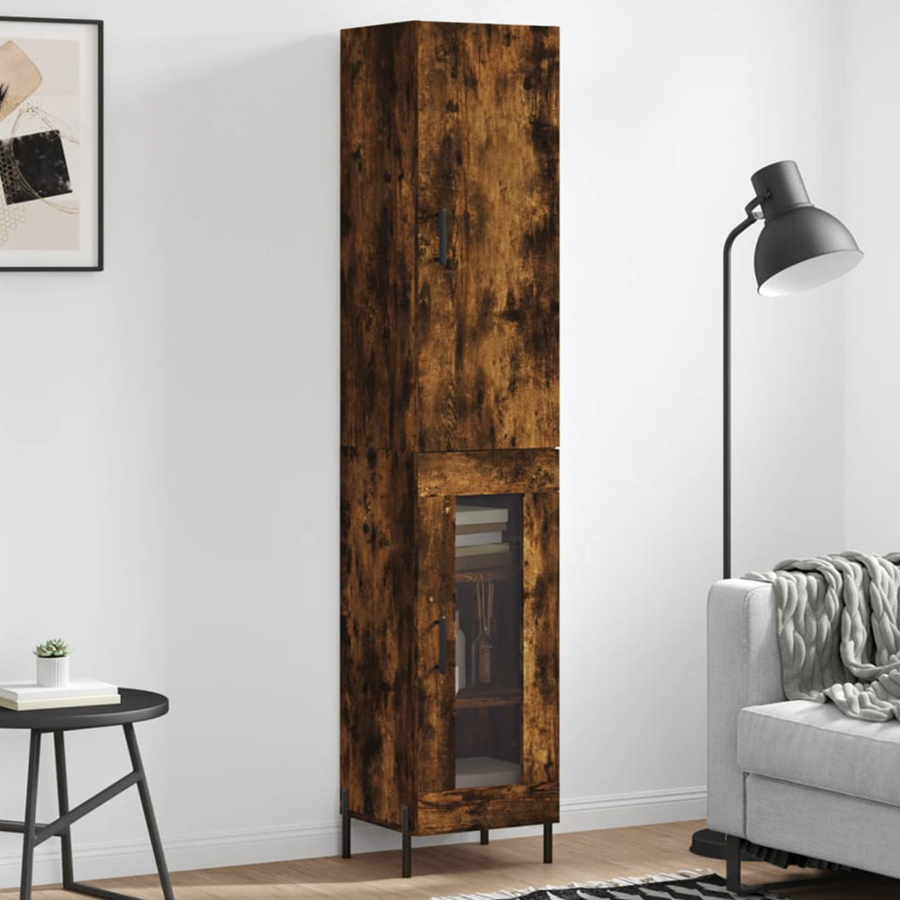 vidaXL Brown Engineered Wood Highboard Image