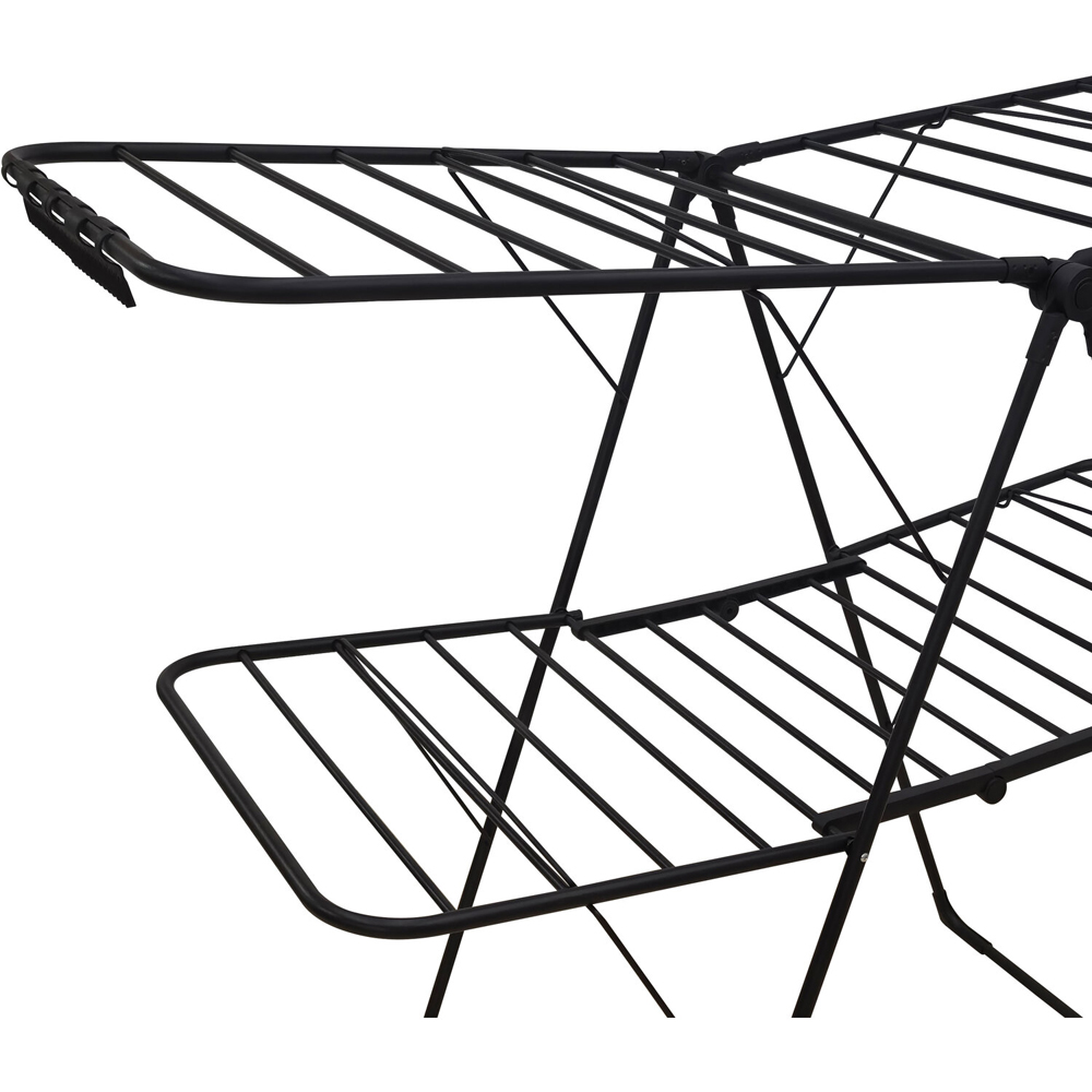 Argento 2 Tier Airer Black Image 2