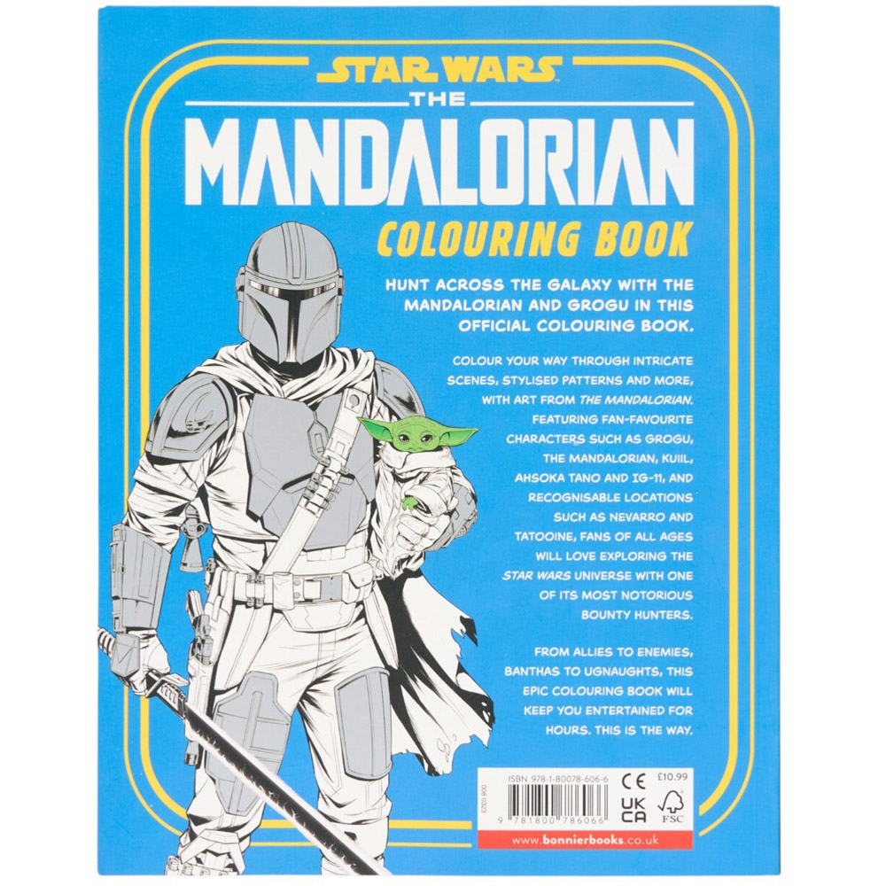 Star Wars The Mandalorian Colouring Book Image 3