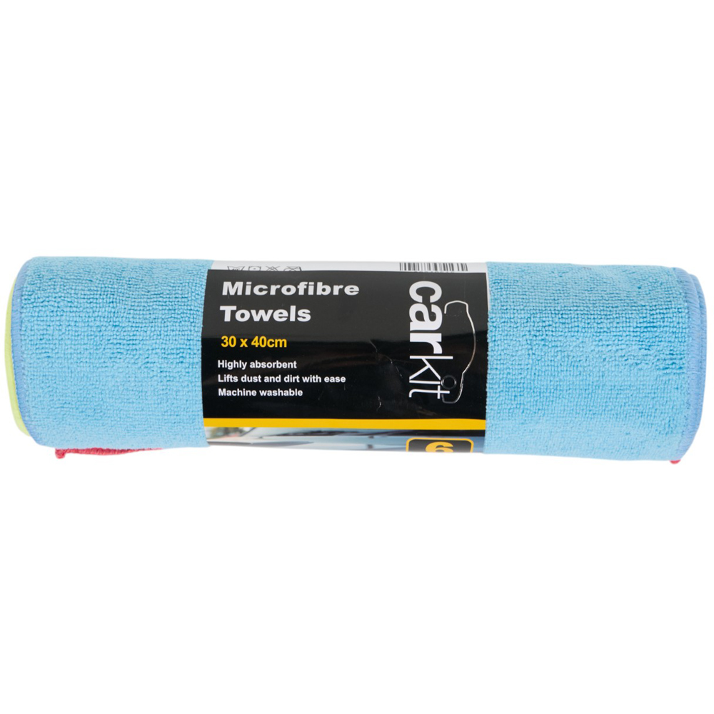 Pack of 6 Microfibre Towels Image