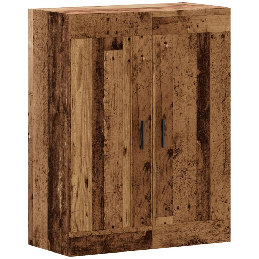 vidaXL 2 Door Brown Old Wood Wall Mounted Cabinet Image 2