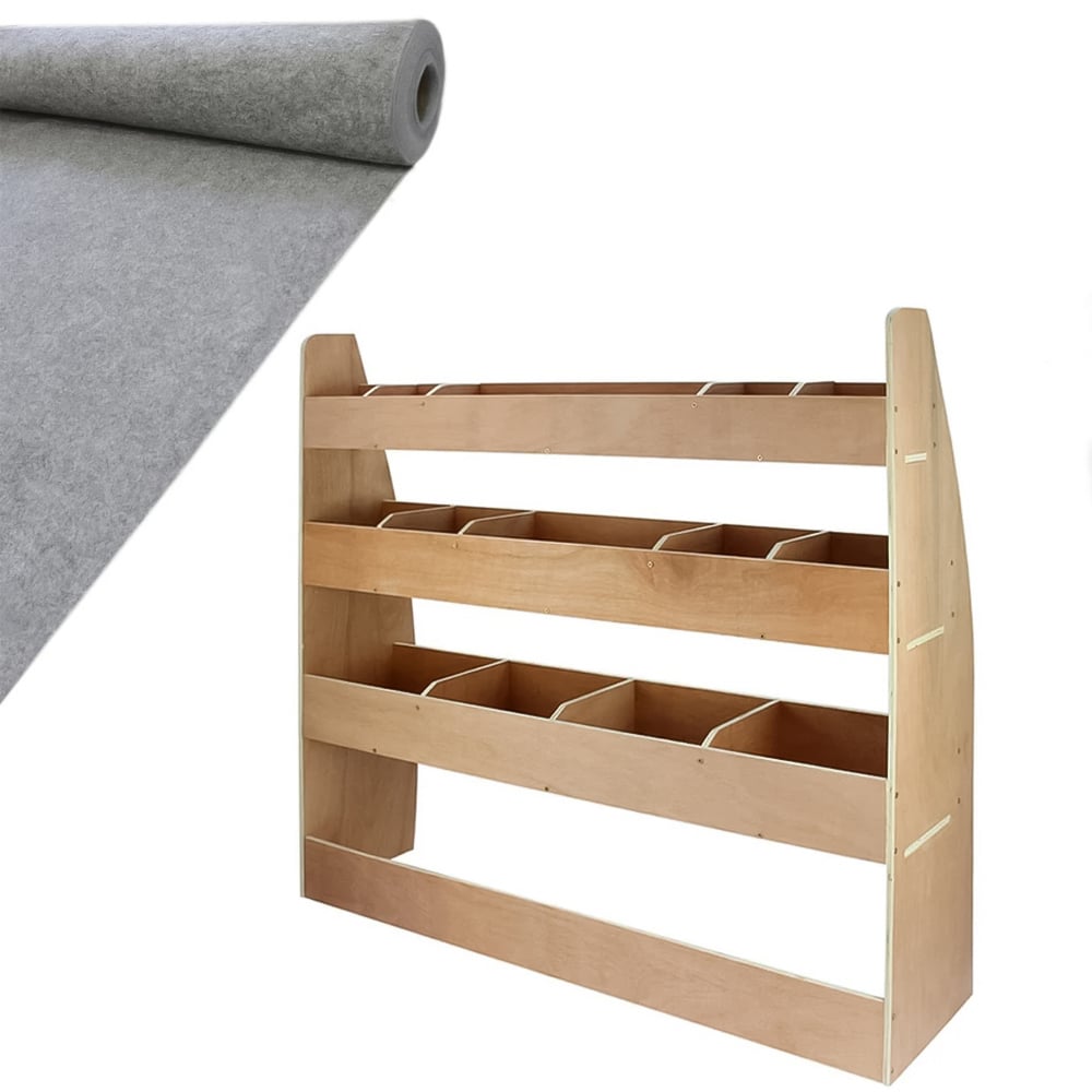 Monster Shop 11m2 Silver Grey Van Lining Glue and Citroen Berlingo Rack Image 1