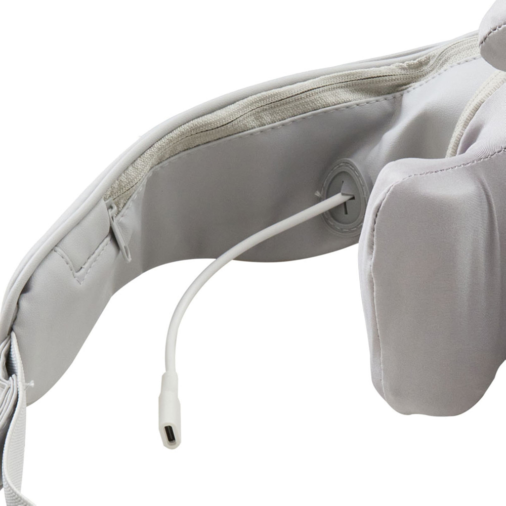 Living and Home Grey Electric Shiatsu Neck and Shoulder Massager with 6 Heads Image 5