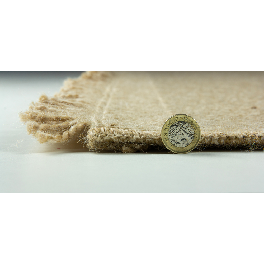 Eselle Jute Effect Herringbone Rug 200 x 290cm Image 3