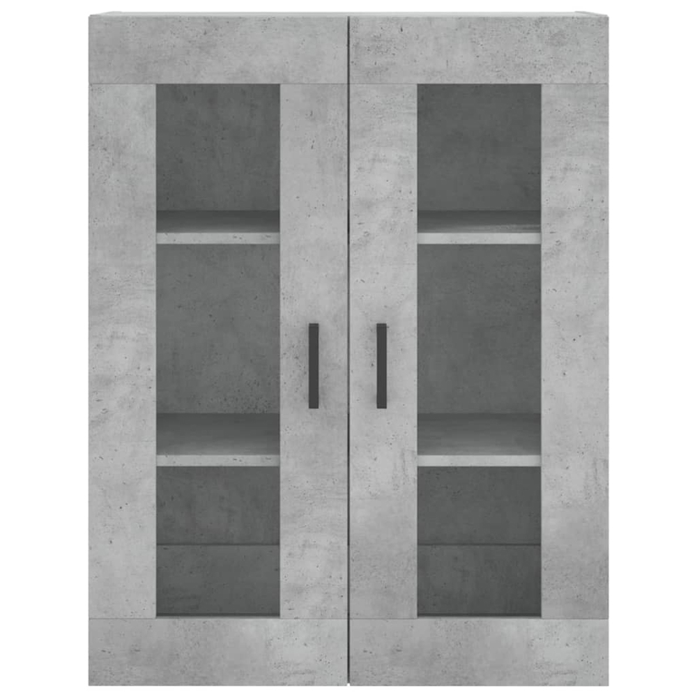 vidaXL 4 Door 2 Drawer Concrete Grey Highboard Image 6