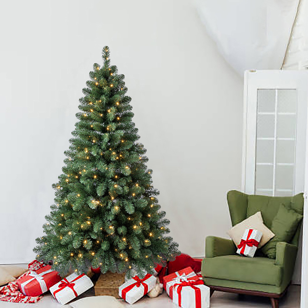 Evergreen Classics Oxford Pine Pre Lit Artificial Christmas Tree 6ft Image 8