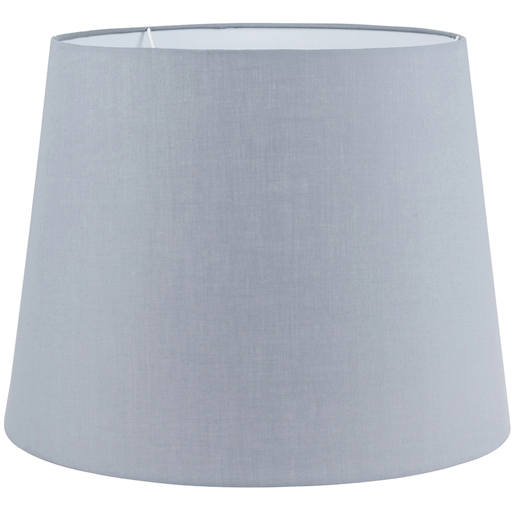 ValueLights Aspen Grey Tapered Lamp Shade XL Image 1