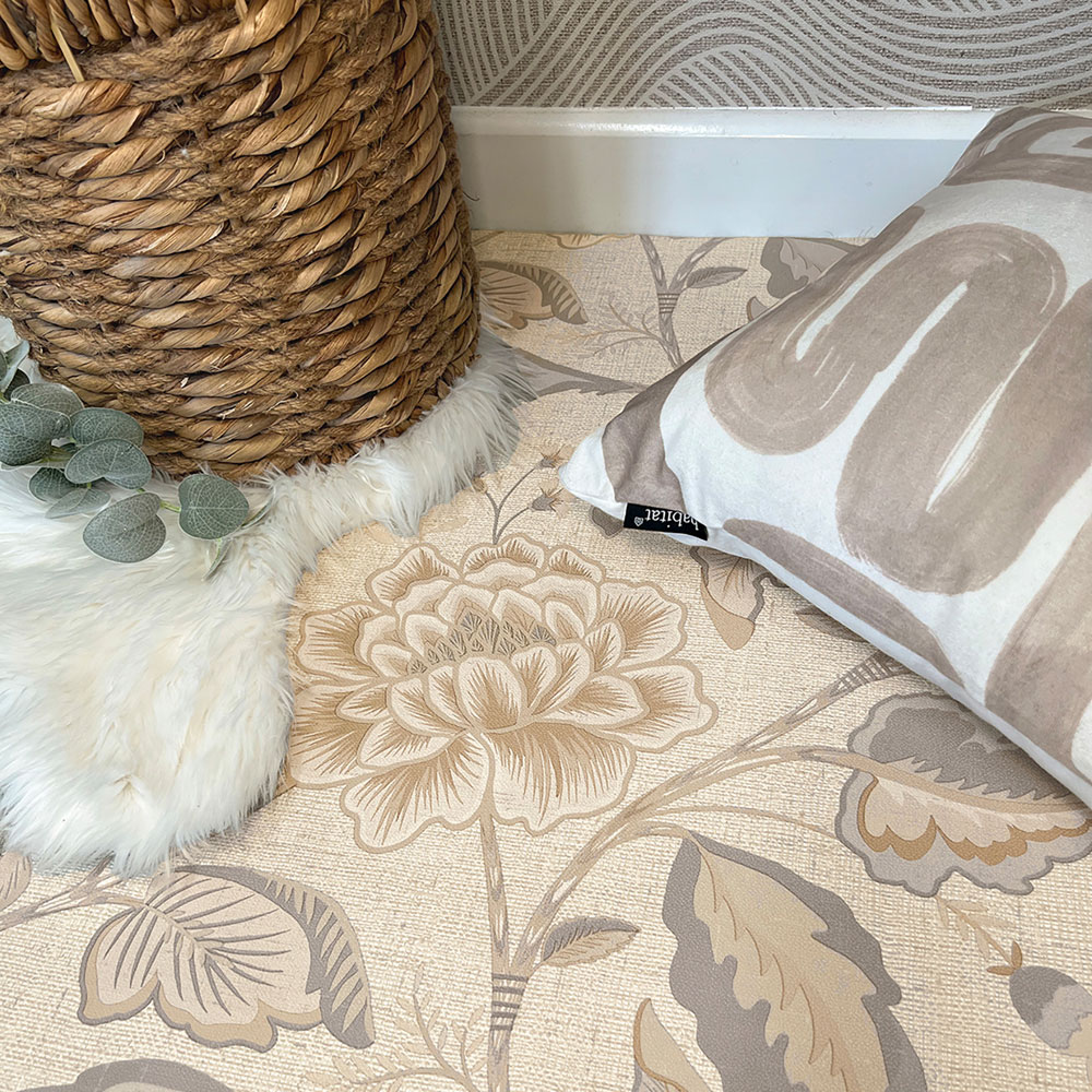 Belgravia Decor Maya Trail Beige and Cream Wallpaper Image 2