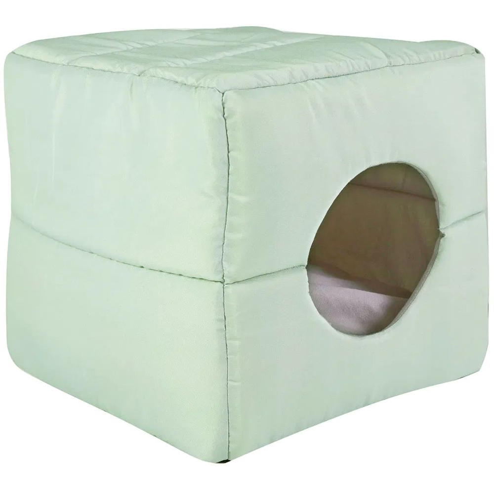 Dream Paws Light Green Cave Pet Bed Image 1