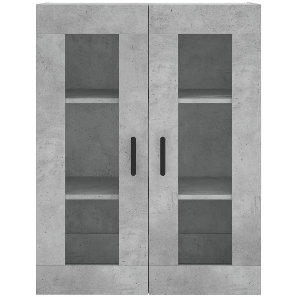 vidaXL 4 Door Concrete Grey Highboard Image 6