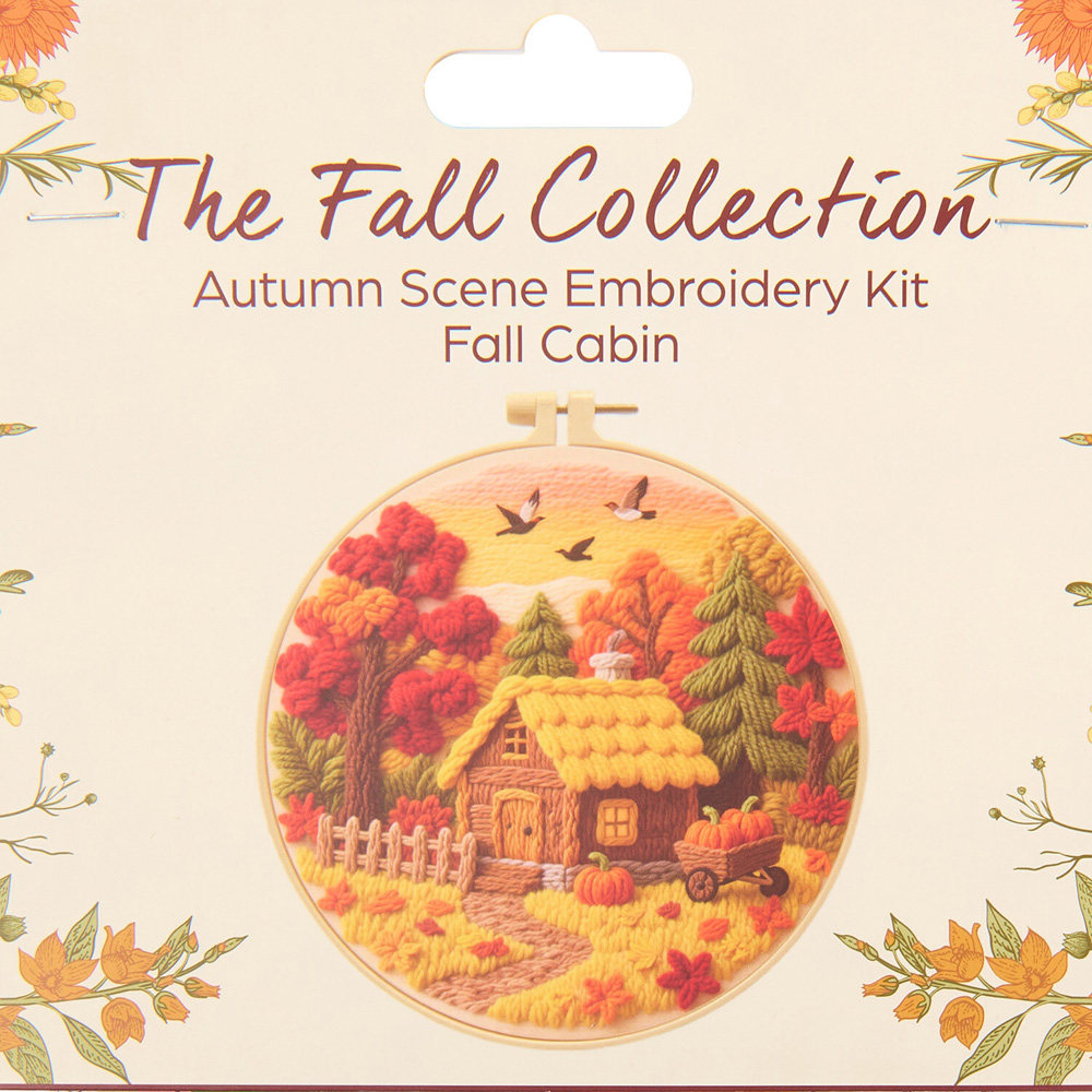 Autumn Scene Embroidery Kit Image 6