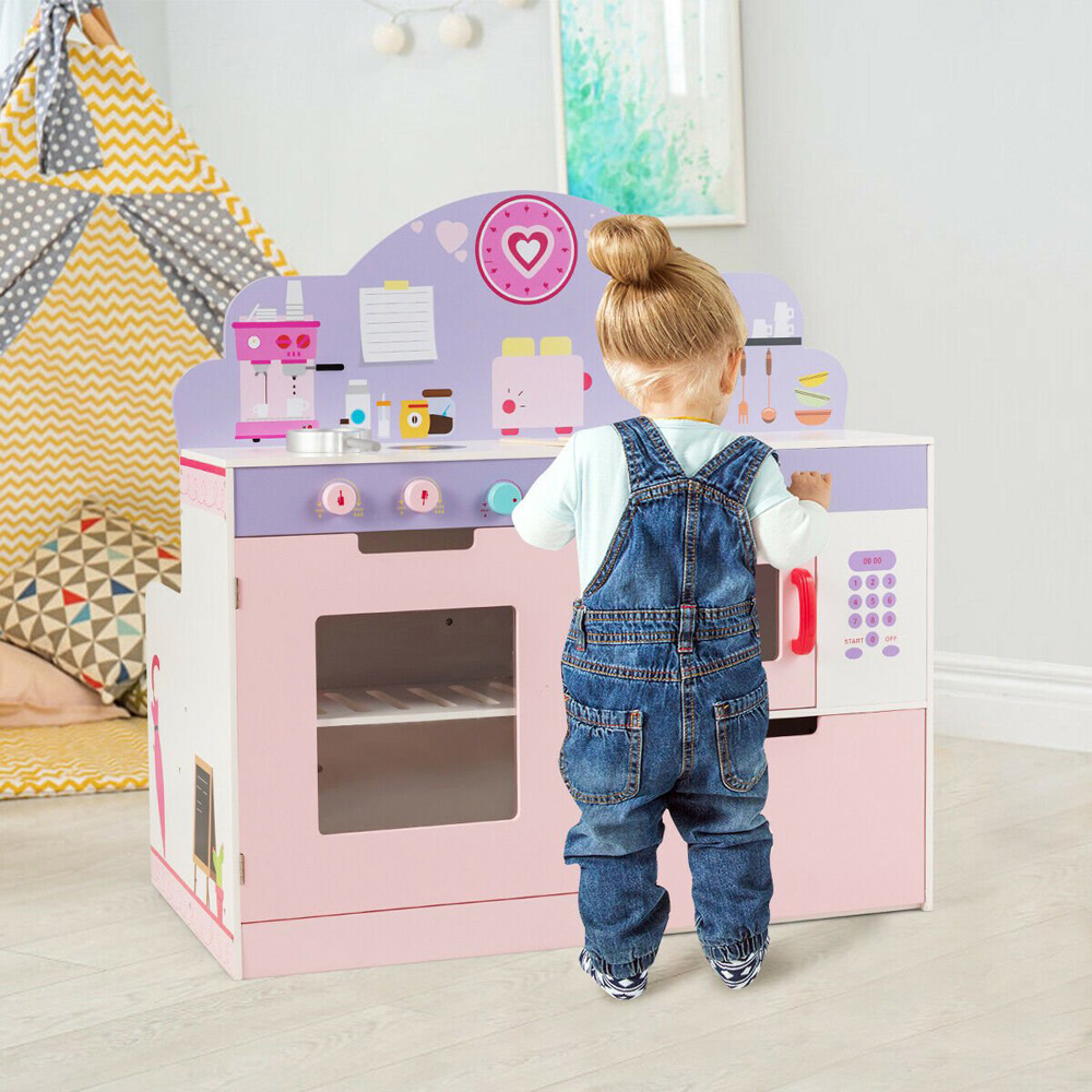 Costway Kids 2 in 1 Kitchen Playset Image 6