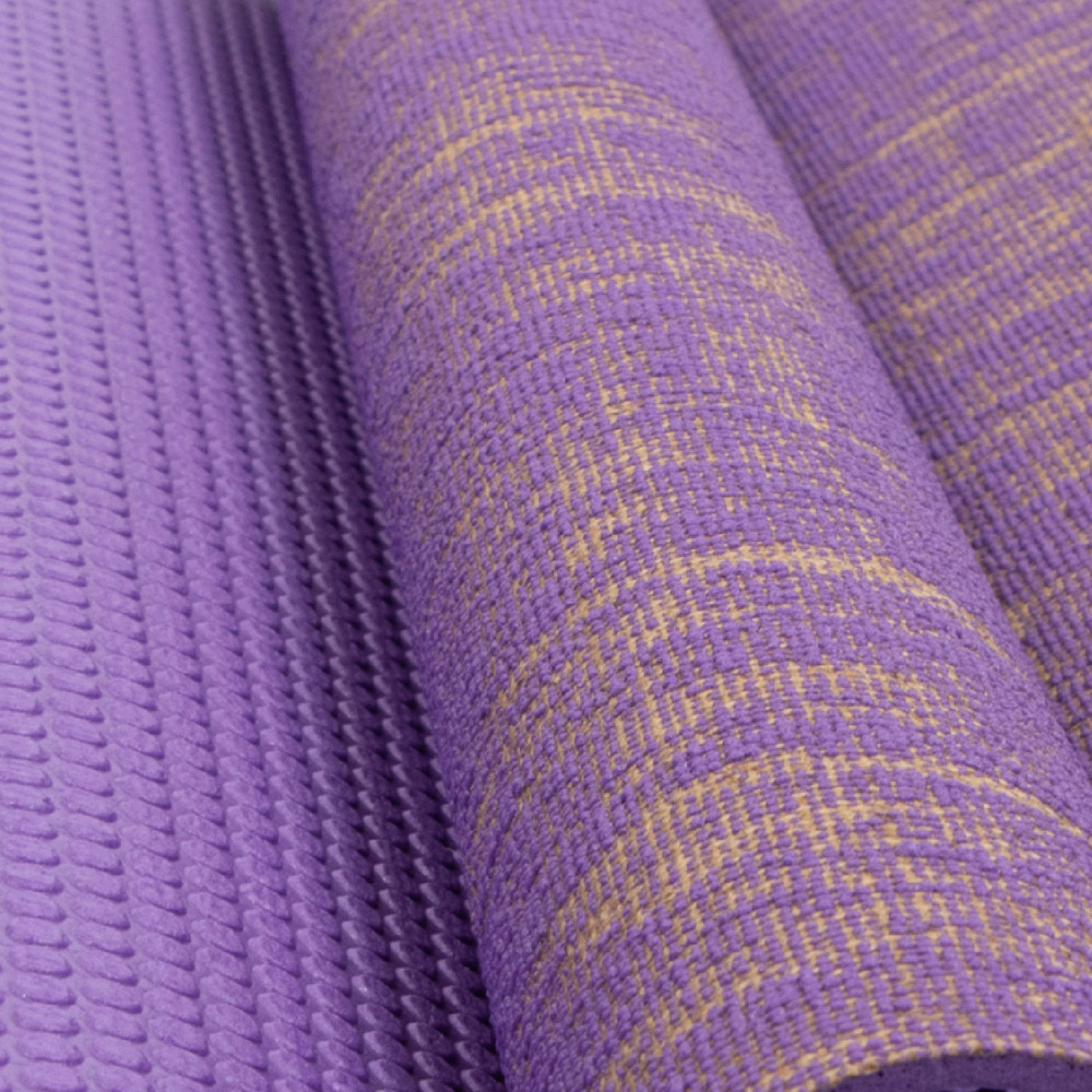 Myga Purple Jute Yoga Mat Image 2