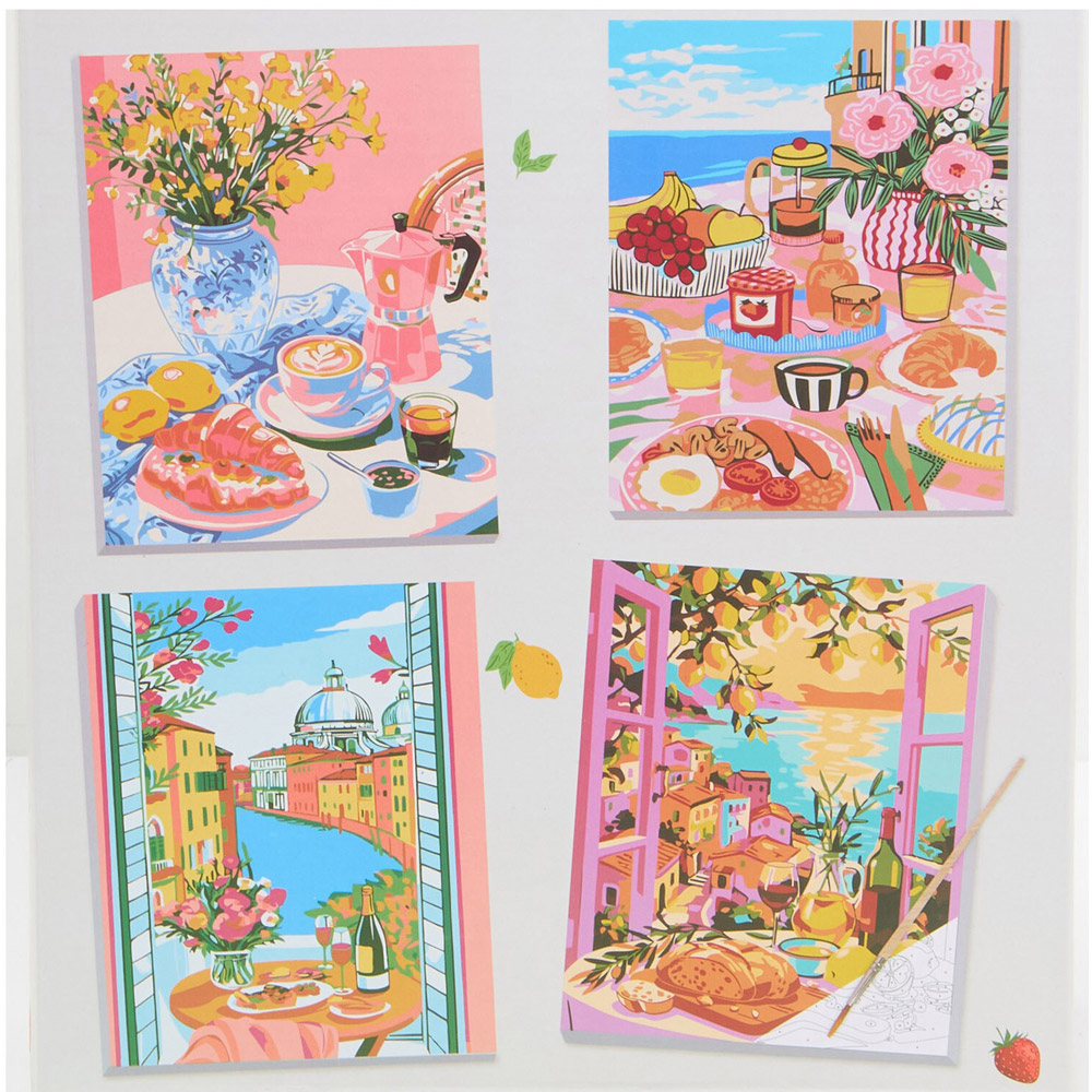 Gourmet Scenery Paint By Numbers Kits Image 2