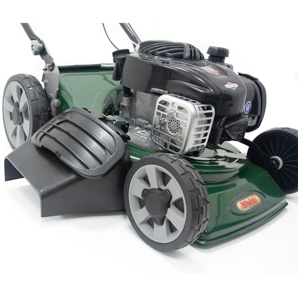 Webb Supreme 46cm Self Propelled High Wheel Petrol Rotary Lawn Mower Image 7