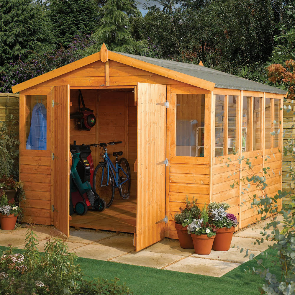 Rowlinson 9 x 12ft Workshop with Windows Image 2