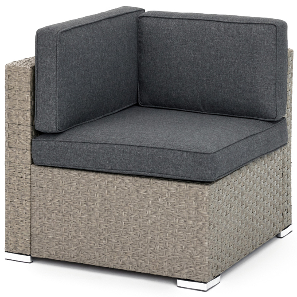 Home Detail Cantina 6 Seater Light Grey Sofa Set with Cover Image 7