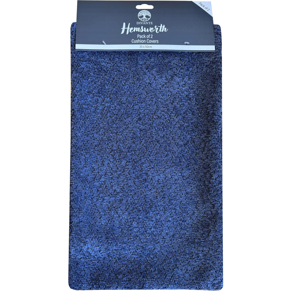Hemsworth Boucle 2pk Cushion Cover Blue Image 1