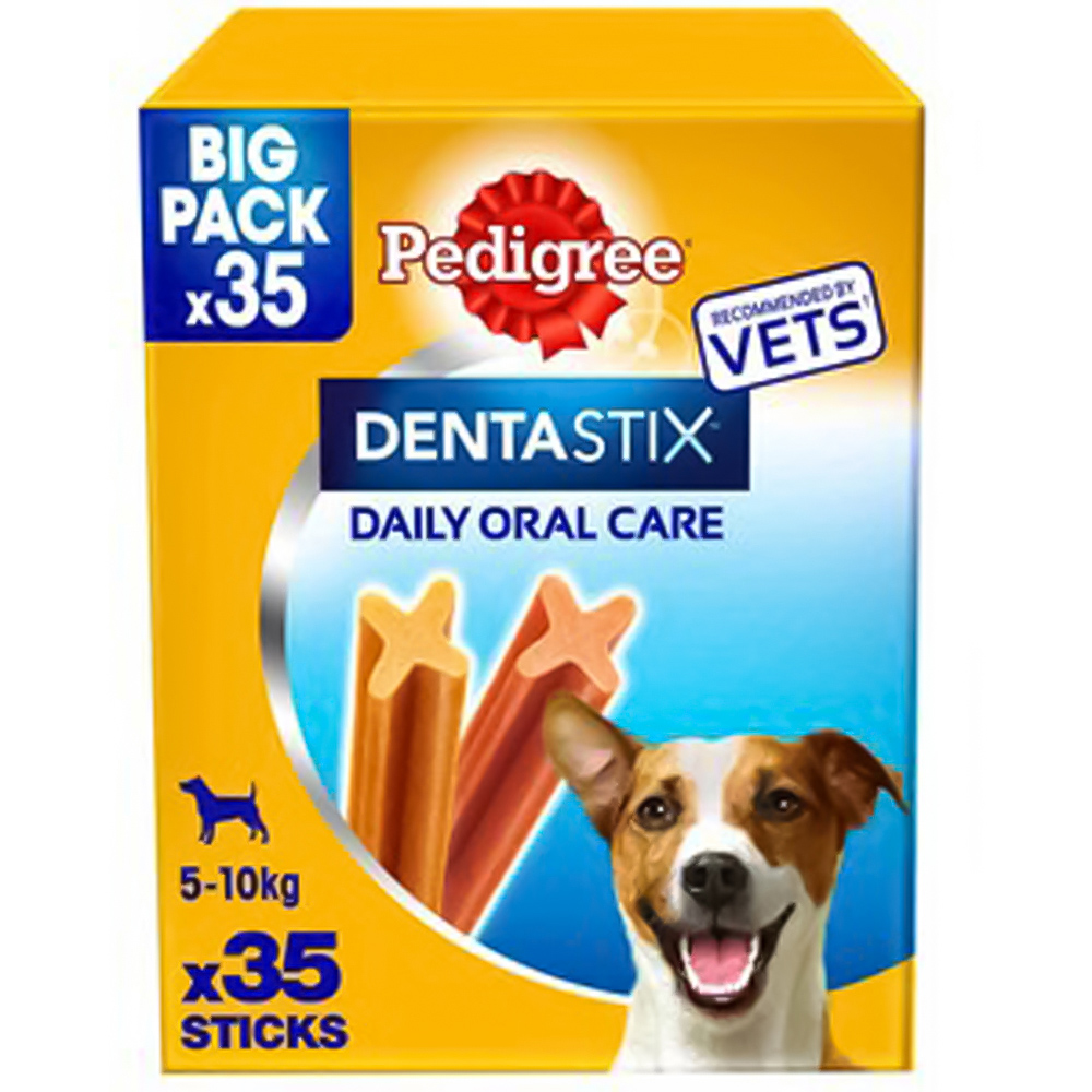 Pedigree Dentastix Daily Oral Care Small Adult Dog Stick Treat 550g 35 Pack Image 2