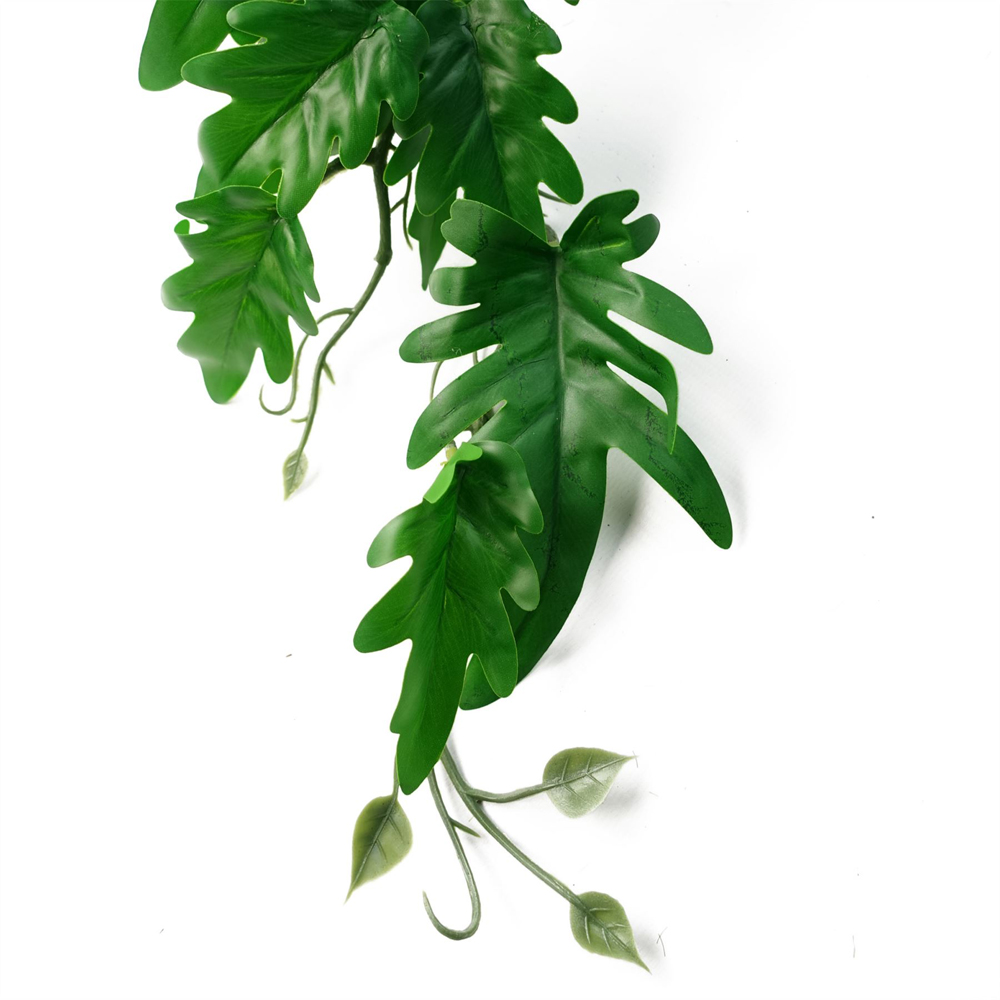 Leaf Trailing Philodendron Large Leaf Artificial Plant 50cm Image 3
