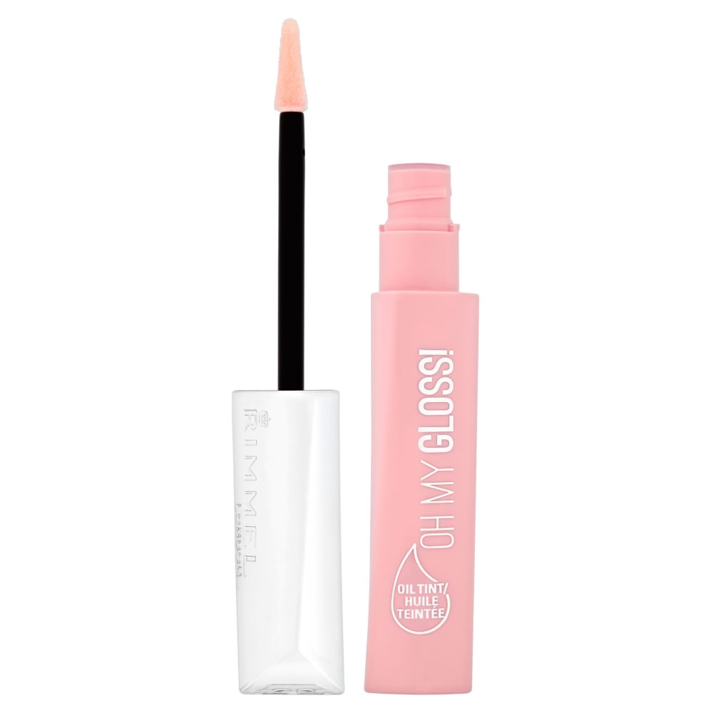 Rimmel Oh My Gloss Lip Oil Tint Clear Image 2