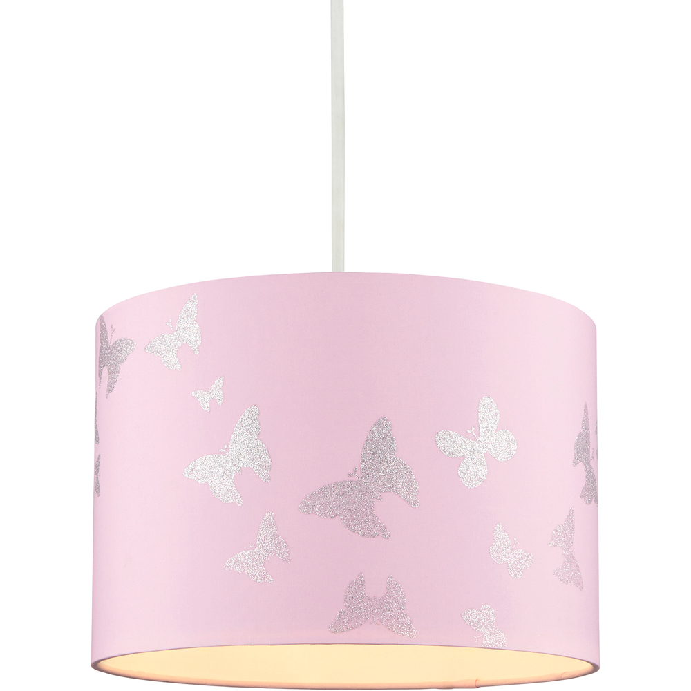 Glow Easyfit Pink Butterfly Lamp Shade Image 3