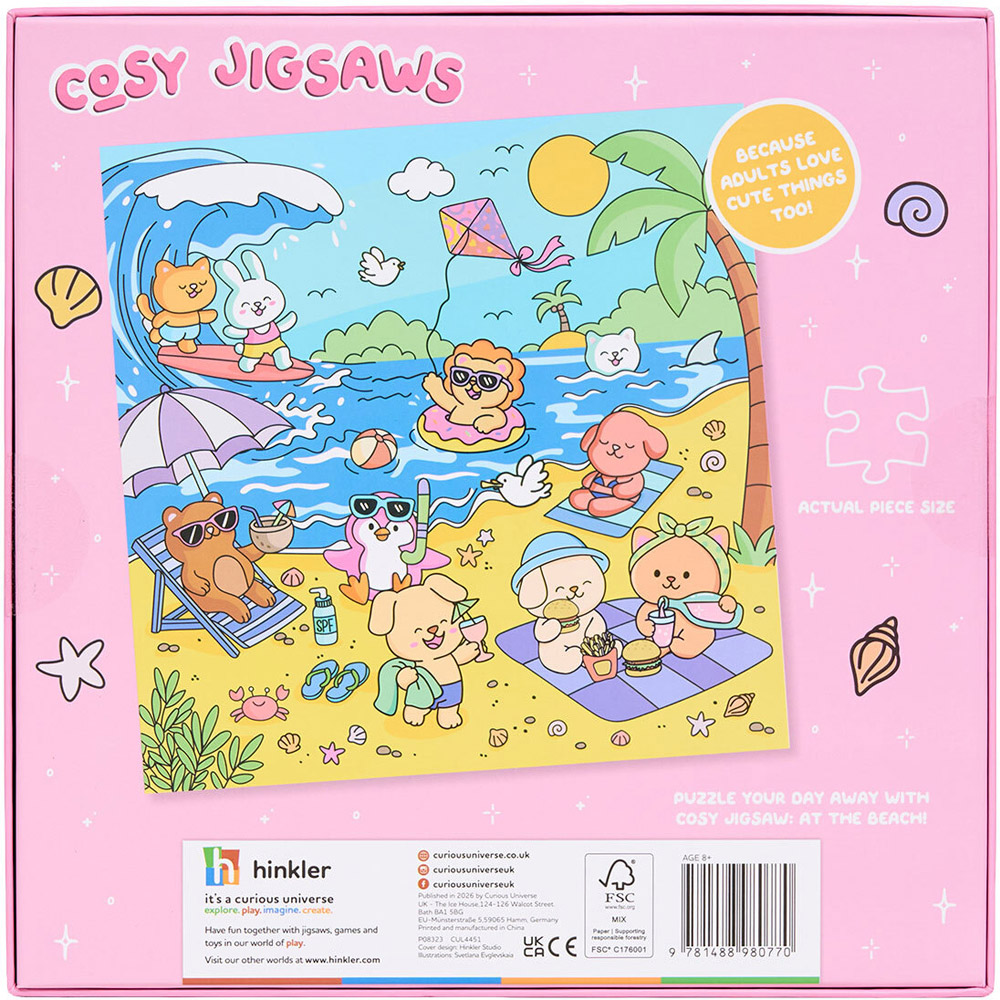 Cosy Jigsaws At The Beach 500 Piece Jigsaw Puzzle Image 3