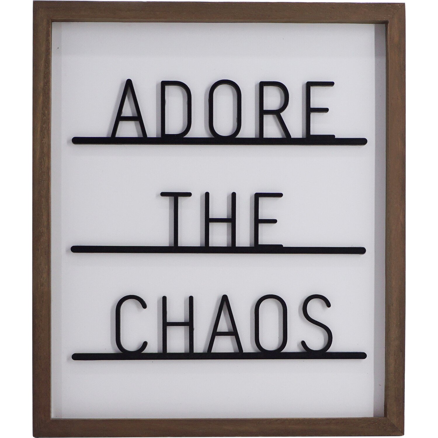 Adore The Chaos Framed Plaque Image 1