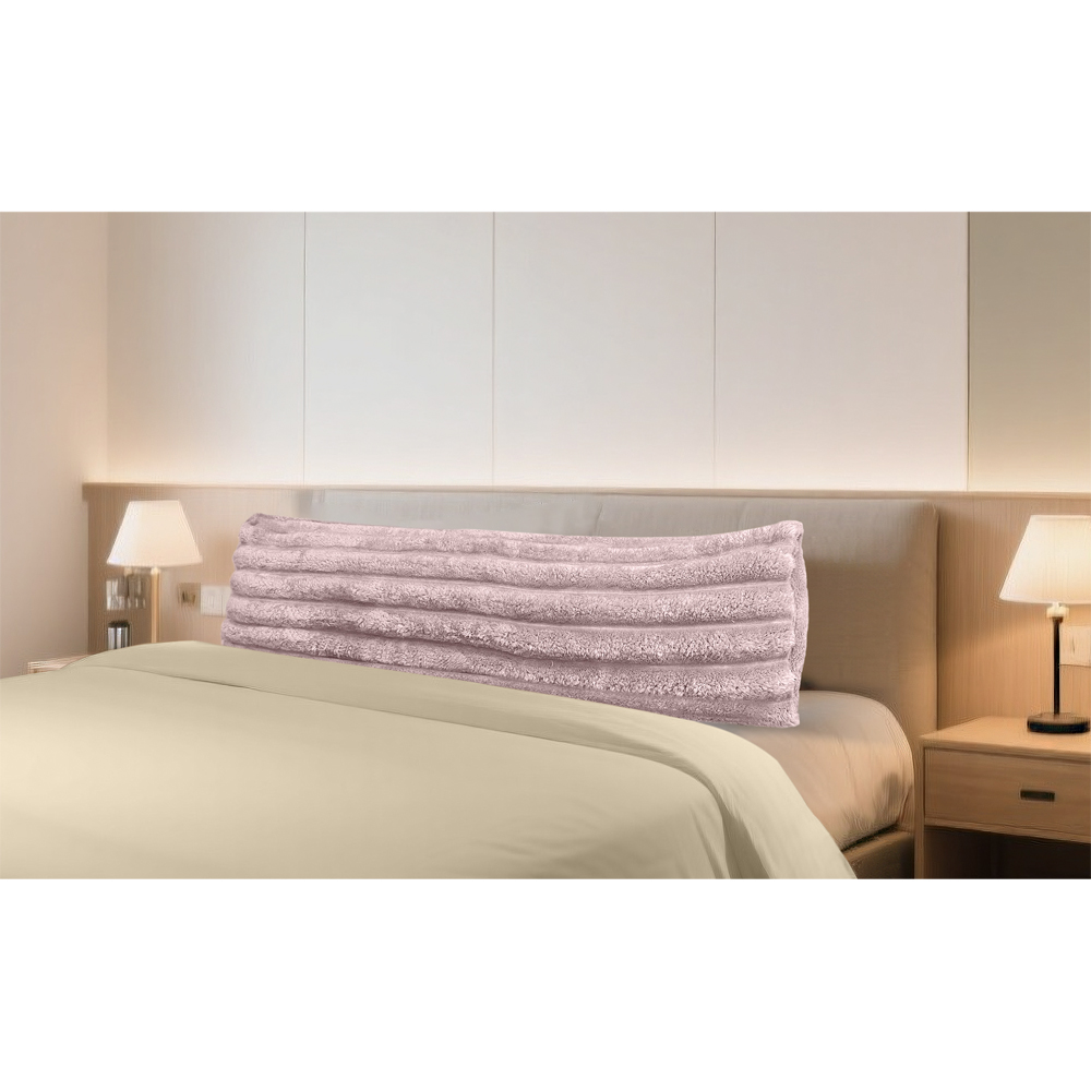 Velosso Blush Jumbo Cord Bolster Pillow 137 x 40cm Image 2