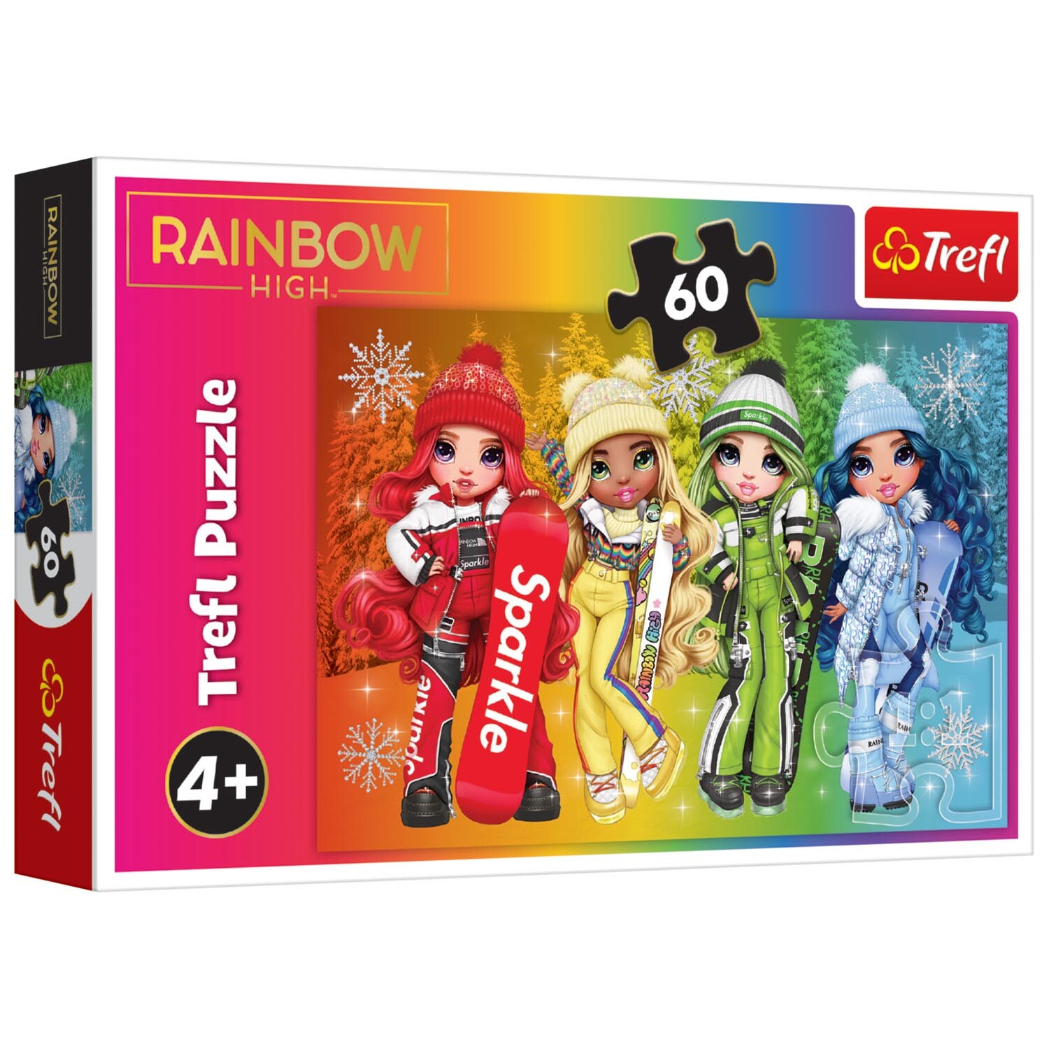 TREFL Rainbow High Joyful Dolls Puzzle 60 Piece Image